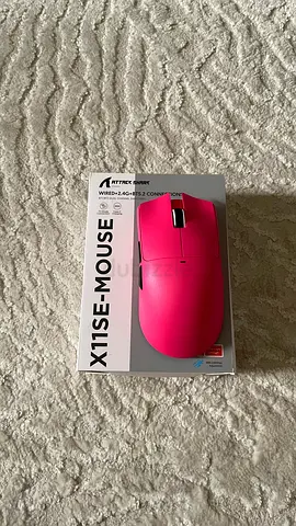 Pink X11SE Wired/Wireless Mouse - Like New
