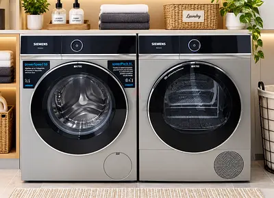 Siemens IQ700 separate Washer dryer set