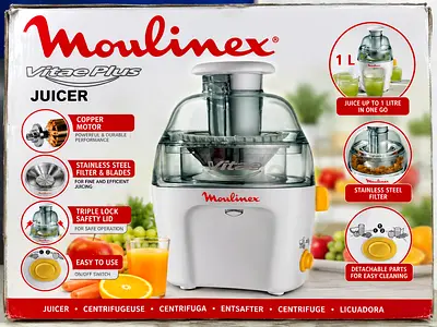 Moulinex Vitae Plus JU210045 Electric Juicer – 1L