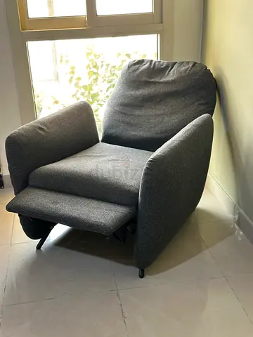 Grey La-Z-Boy Recliner Armchair – Comfortable & Spacious Comfortable La-Z-Boy recliner armchair in