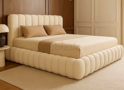 New beige colour 180*200 king size bubble Bed