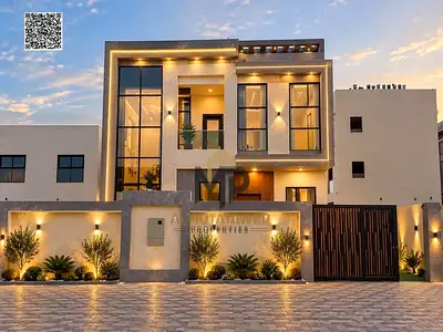 فيلا فاخرة للبيع في منطقة الحليو – عجمان، بموقع مميز وتصميم راقٍ، مع شمول رسوم التسجيل والتملك — فرصة استثنائية للسكن والاستثمار