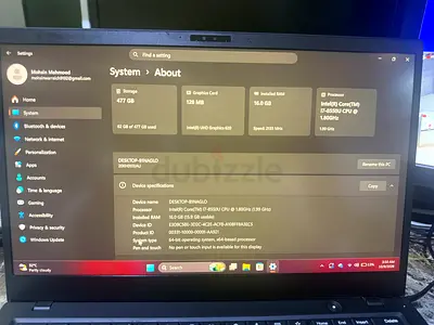 X1 carbon i7 8th Gen 16GB 512GB