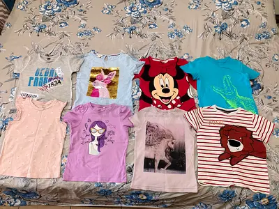 All for 40 aed kids T-shirts for around 3-4 years old in perfect condition Al barsha 1
