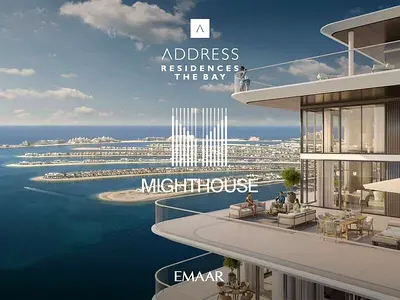 شقة مفروشة بغرفة نوم واحدة | العنوان ذا باي | إطلالة بانورامية على المارينا والبحر