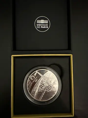 PARIS 2024 10 EURO RF COIN 999 Silver