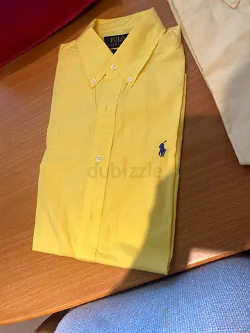 Yellow Polo Ralph Lauren Men's Button-Down Shirt - Size S