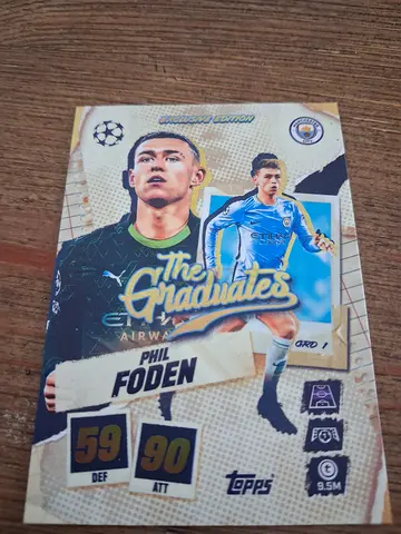 Phil Foden Topps The Graduates Football Card