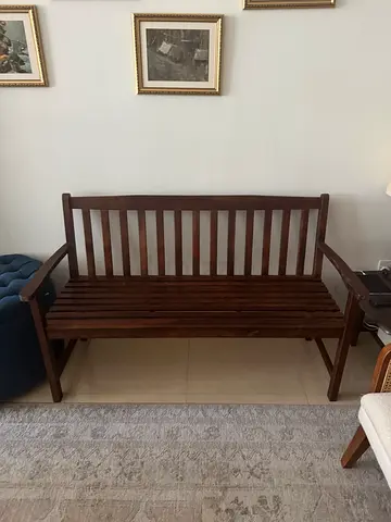 Solid wood bench/sofa frame - good condition