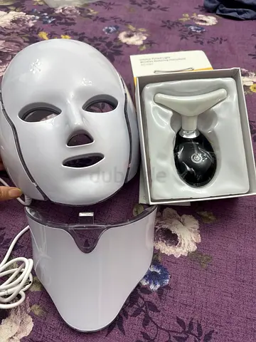LED face mask and face massager