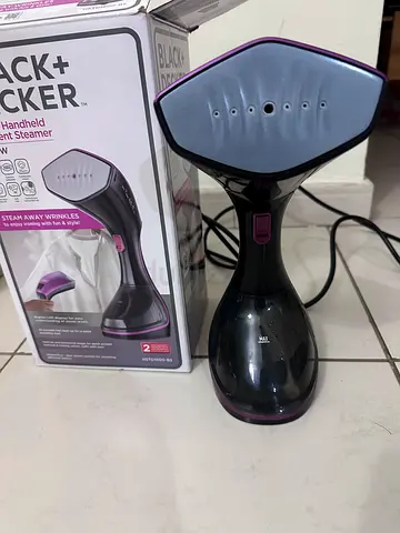 black and decker digital hand held garment steamer