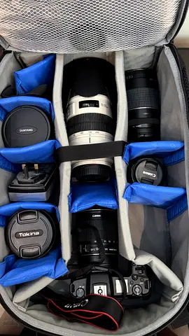Urgent selling for camera including lens and everything with it