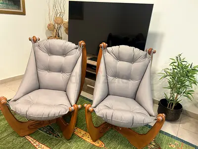 Two lounge chairs