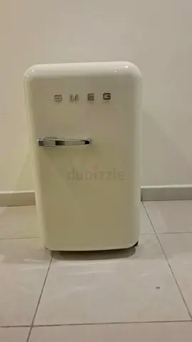 Stock Piece Smeg Retro Style Refrigerator Cream Color