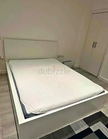 Ikea Queen Size Bed with Mattress Available in Perfect Condition