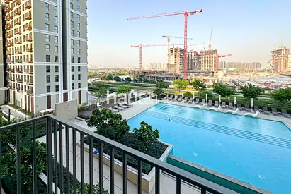 Pool-View Living | Bright 2-Bedroom | Dubai Hills
