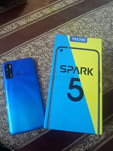 Tecno Spark 5 Blue with Box - Good Working Condition