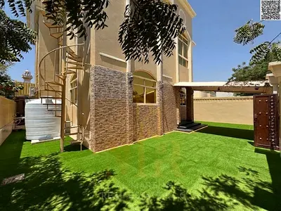 Luxury villa for sale in Al Rawda 1, Ajman – located on Sikka Street, next to the mosque. Features 9 master bedrooms; includes electricity, air condit