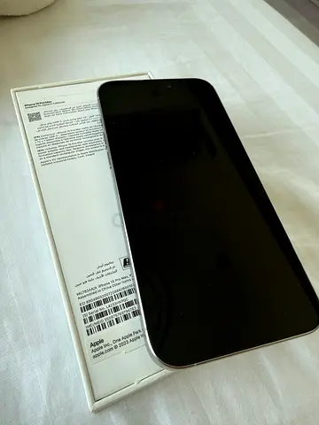 Apple iPhone 15 Pro Max, 256GB, White Titanium-Excellent Condition