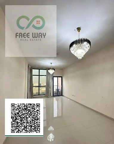 📐 المساحة: 1550 قدم مربع 🛏️ غرفتان وصالة 🚿 3 حمامات ومطبخ وبلكونة مع باركينج
