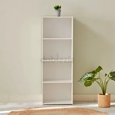 New Vanilla Junior 4-Tier Bookcase