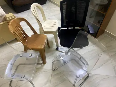 Chairs 6 nos for throw away price