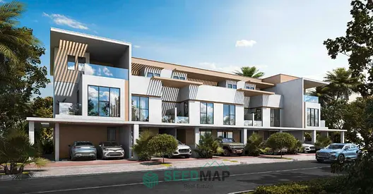 Waterfront 4BR Villa | Bermuda DAMAC Islands 2 | Pool & Garden Views