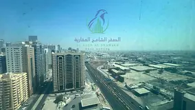 Two bedroom apartment for annual rent in Al Taawun Sharjah free AC free gym balcony open view built