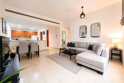 Spacious Apartment in Dubai with Patio