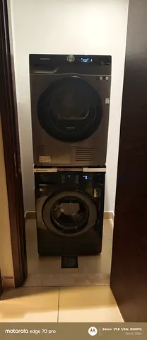 Samsung front-load washer and dryer set 9kg - used, good condition