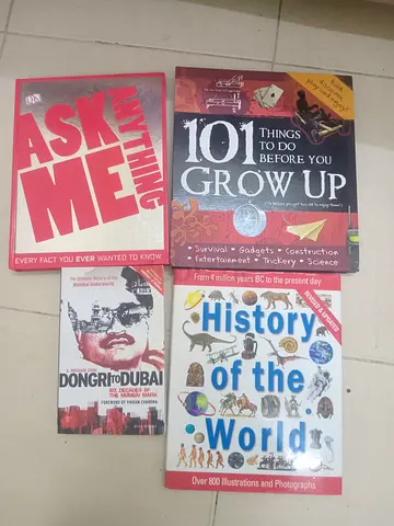 General Knowledge & Travel Books — History of the World, 101 Things, Ask Me Anything, Dubai Guide