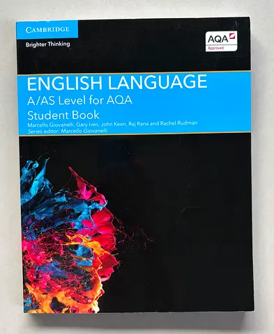 English Language A/AS Level for AQA Student Book