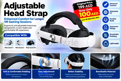 Adjustable VR Head Strap