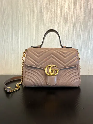 GG Marmont Matulasse Medium Top Handle Bag