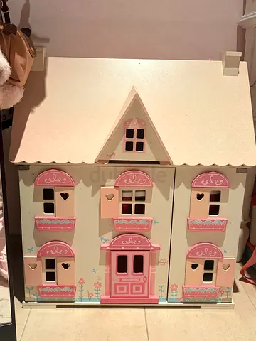 Pink doll house