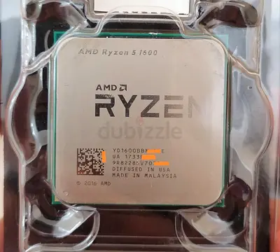 Ryzen 5 1600 CPU + 65W Wraith Spire Cooler