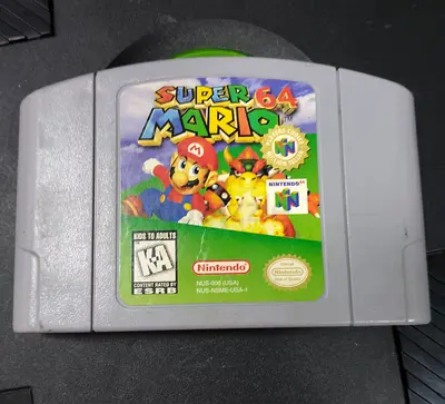 Super Mario 64 (Nintendo 64) Original Game Cartridge