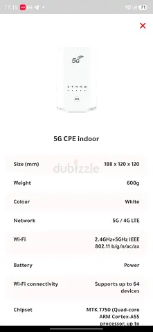 ZLT KJ57 5G WiFi Router (AC2100) - Good Working Condition