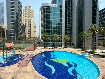 Unfurnished | Pool & Marina View | Fitted Kitchen