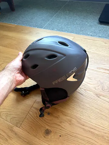 Ski Helmet and Glasses