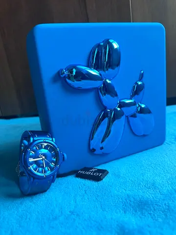 Hublot Classic Fusion Balloon Dog Jeff Koons Blue - Limited Edition - Unworn Full Set