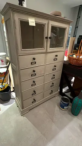 Graham and Greene solid wood cabinet with drawers - vintage