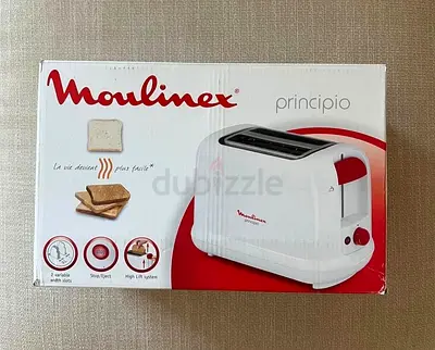 Moulinex Principio 2-Slot Toaster - White (Boxed)