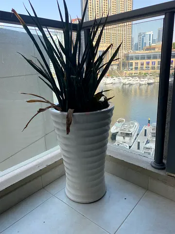 Large stone planters x 2