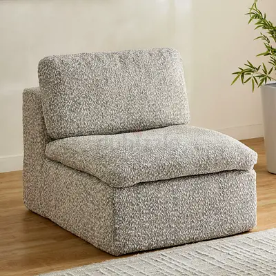 New Toriva Fabric Armless Chair