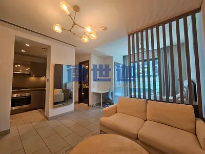 studio with balcony| furnished | good condition| big size