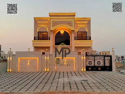 A villa for sale in a prime location, featuring high-end, custom-quality finishes. It combines sophistication, excellent design, and spacious interior