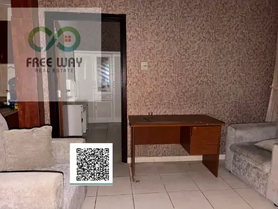 🏠 للإيجار السنوي في عجمان – الحميدية، جاردن سيتي ✨ شقة غرفة وصالة مفروشة بالكامل 🛋️ غرفة وصالة بالفرش 🍽️ مطبخ أمريكي