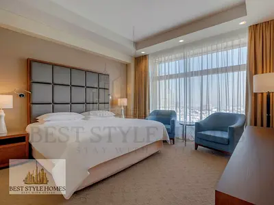 6 MONTHS BOOKING, MONTHLY PAYMENTS, One Bedroom Hall, Fully Furnished Hotel Apartment,