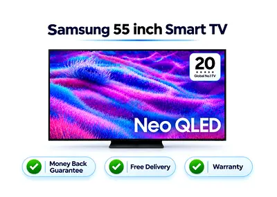 Samsung 55 Inch Neo QLED 4K Vision AI Smart TV 2025 Model 55QN80F